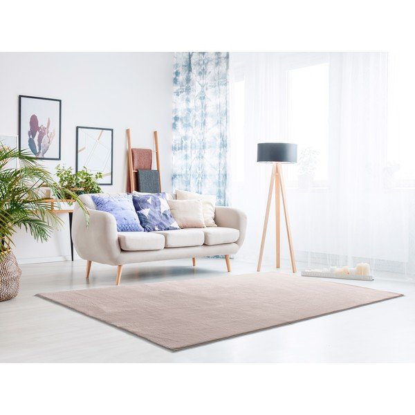 Tappeto rosa polveroso 160x230 cm Loft Liso Makeup – Universal-image-1