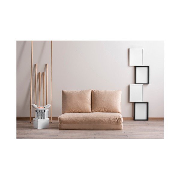 Divano letto crema 120 cm Taida - Balcab Home-image-1