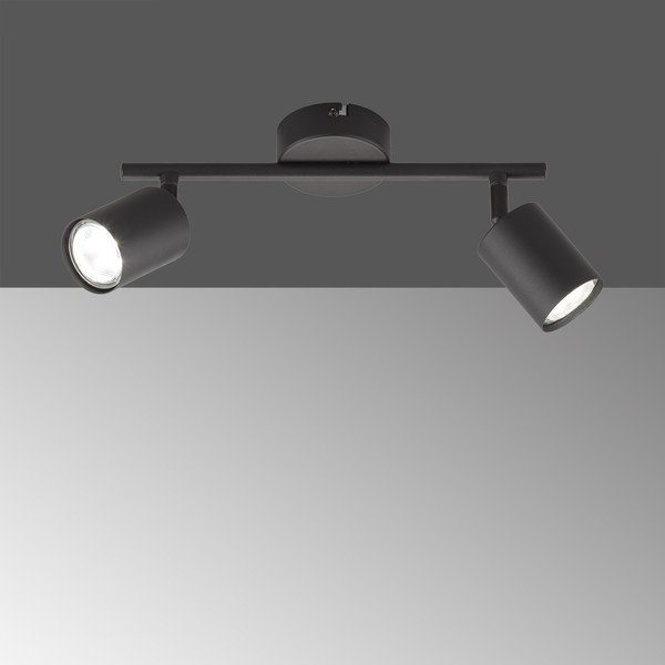 Faretto nero in metallo 8x30 cm Vano – Fischer & Honsel-image-1