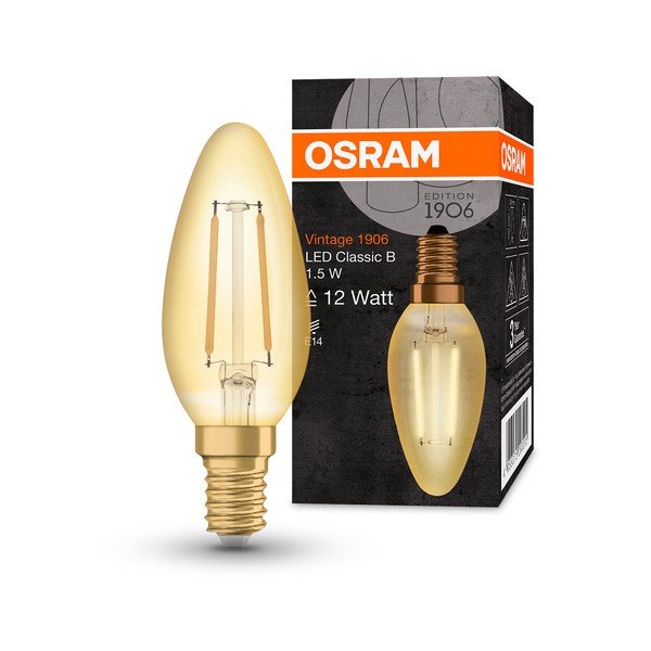 Lampadina LED calda E14, 1,5 W - Candellux Lighting-image-3