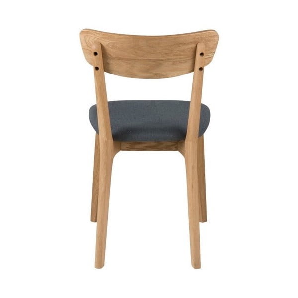 Sedie da pranzo in set grigie/di colore naturale in imbottito 2 pz Taxi – Actona-image-3