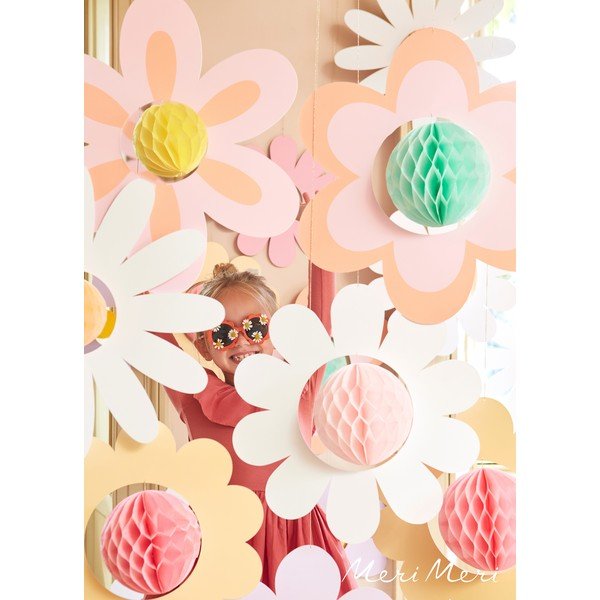 Ghirlanda Groovy Flower - Meri Meri-image-1