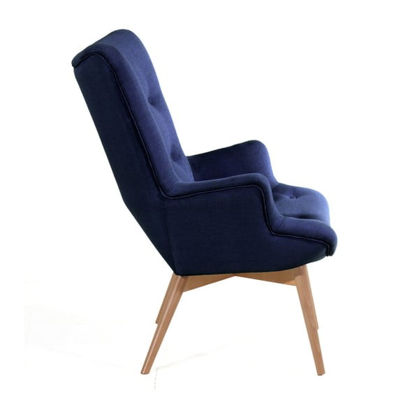 Poltrona blu scuro Aiko - Max Winzer-image-3