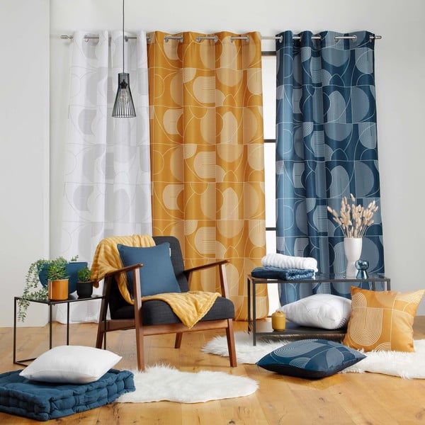 Tenda bianca 140x280 cm Esquisse - douceur d'intérieur-image-3