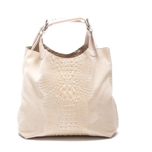 Kožená kabelka Roberta M. 820 Beige