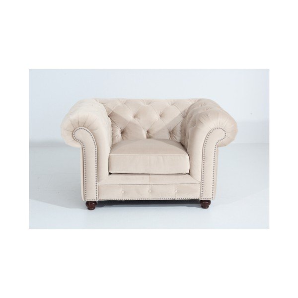Poltrona crema Orleans Velvet - Max Winzer