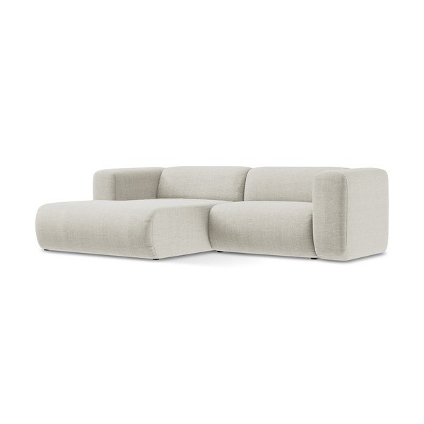 Divano angolare beige (con penisola a sinistra/con chaise lounge) Ekahi – Makamii-image-2