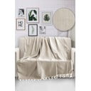 Copriletto in cotone beige HN, 170 x 230 cm - Viaden