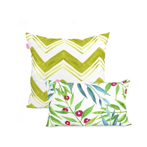 Set di 2 federe in cotone Basic Confetti - Happy Friday