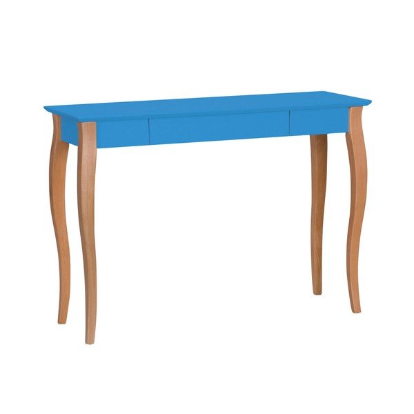Scrivania blu Lillo, larghezza 105 cm - Ragaba