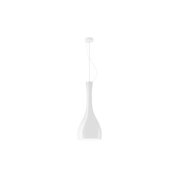 Apparecchio a sospensione bianco ITTEKI Elementary Glossy - Sotto Luce