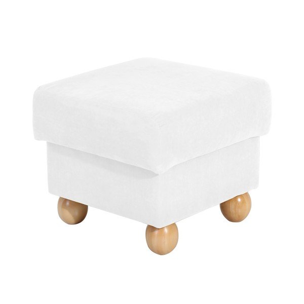 Pouf Monarch Velor Crema - Max Winzer