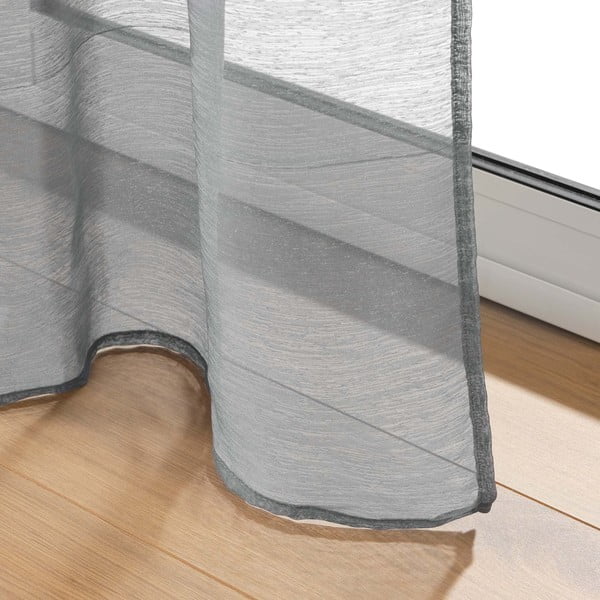 Tenda in voile grigio 140x240 cm Lissea - douceur d'intérieur-image-4