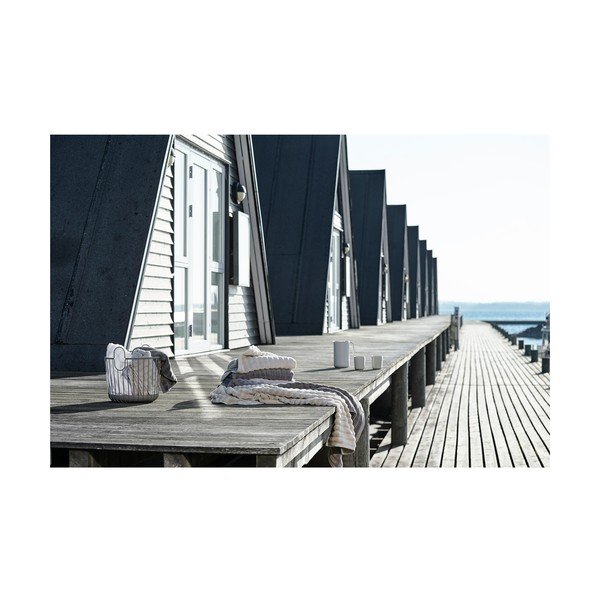 Asciugamano in cotone grigio chiaro 70x140 cm Inu - Zone-image-3