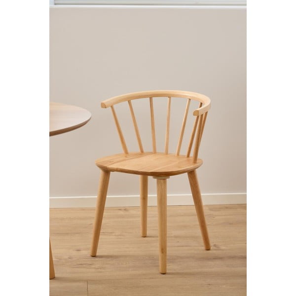 Sedie da pranzo in colore naturale Ida - Actona-image-2