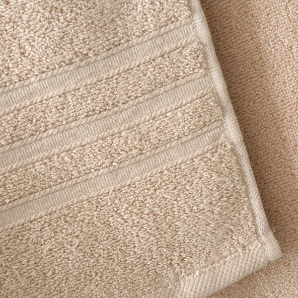 Asciugamano tipo terry beige in cotone 50x85 cm Zero Twist – Catherine Lansfield-image-2