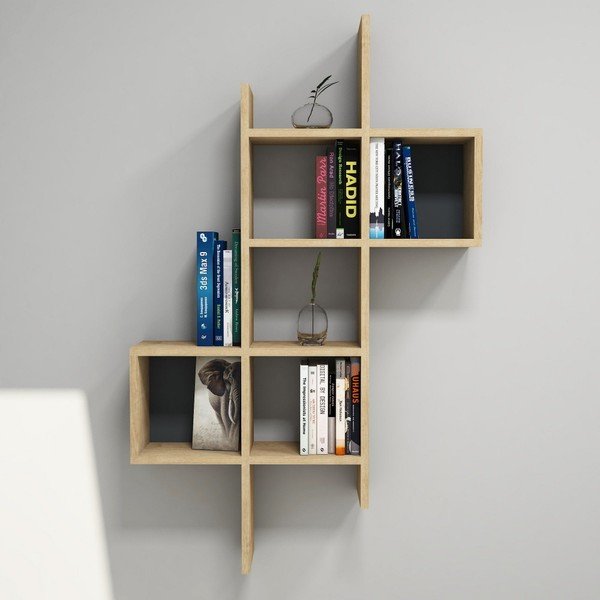 Mensola a muro marrone Keno - Puqa Design-image-1