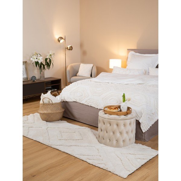 Tappeto beige 250x80 cm Magda - Westwing Collection-image-1