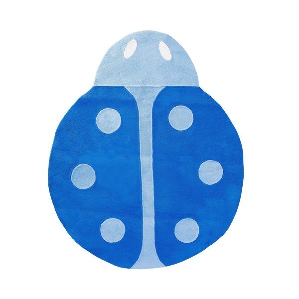 Dětský koberec Mavis Ladybug Blue, 100x150 cm