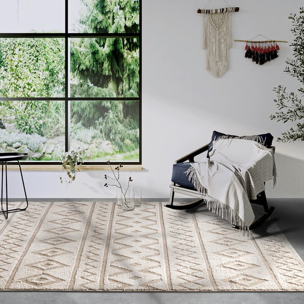 Tappeto beige 200x280 cm Carpet Itinerance Beige - Elle Decoration-image-1