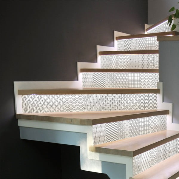 Set di adesivi per scale 2 pz 105x15 cm Thorvald – Ambiance-image-1