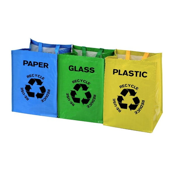 Set di 3 bidoni per rifiuti da 40 l - Premier Housewares-image-2