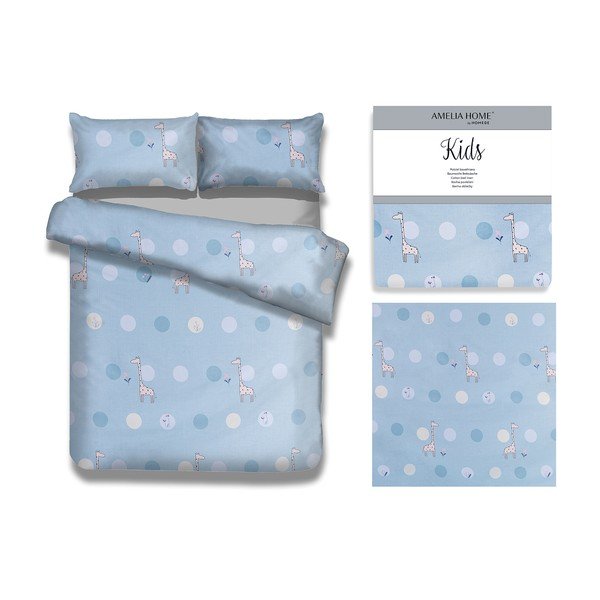 Biancheria da letto in cotone per bambini Dreamland, 135 x 200 cm Happy Giraffe - AmeliaHome-image-2