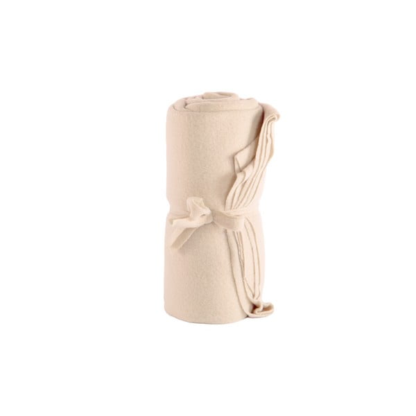 Coperta bianca/beige in vello 130x160 cm Riso – Tiseco Home Studio