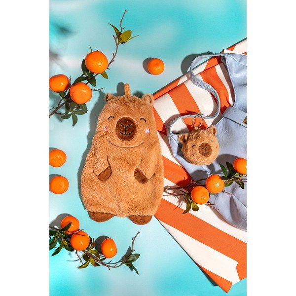 Borsa dell'acqua calda beige Coco Capybara – Sass & Belle-image-1