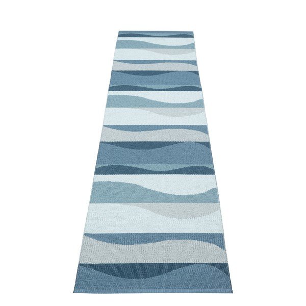 Passatoia da interno/esterno blu 70x300 cm Urvi Water – Pappelina-image-2