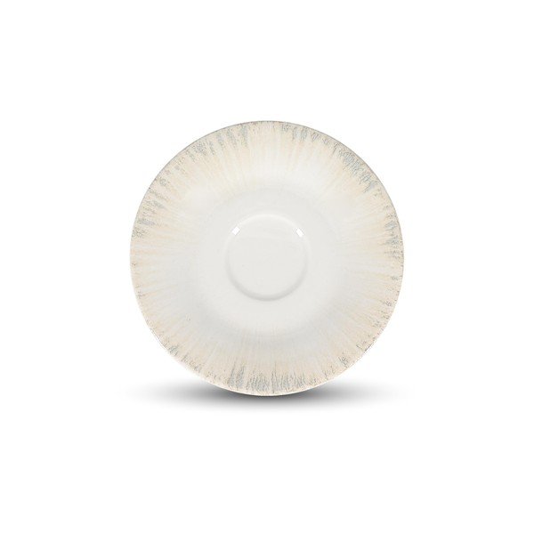 Piattino grigio chiaro in porcellana ø 14 cm Nuance – BonBistro