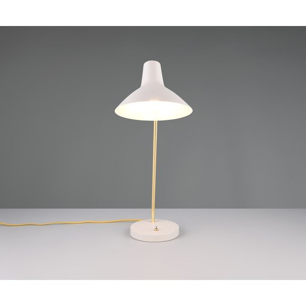 Lampada da tavolo dorata/avorio con struttura flessibile (altezza totale 54 cm) Traveller – Trio-image-4