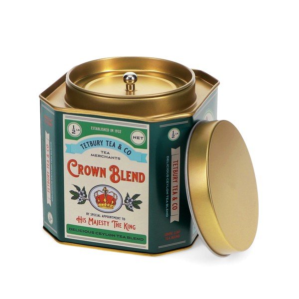 Contenitore per alimenti in metallo per il tè sfuso Crown Blend – Rex London-image-2