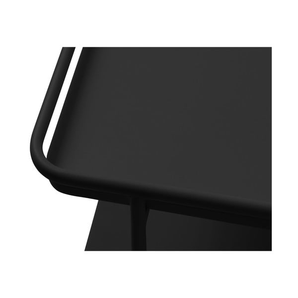 Tavolino da salotto nero in metallo 55x110 cm Yuba – Unique Furniture-image-2