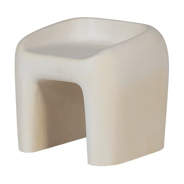 Sedia da esterno avorio in plastica Nivo – WOOOD