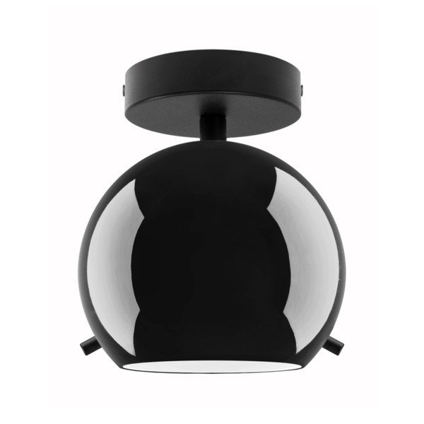Lampada da soffitto nera lucida MYOO Elementare - Sotto Luce