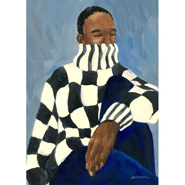 Poster 50x70 cm Check – Hanna Peterson – The Poster Club