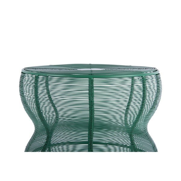 Tavolino rotondo in metallo ø 30 cm Cuerda Onda – Leitmotiv-image-3