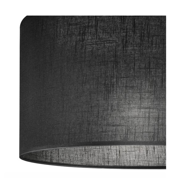 Lampada a sospensione nera con paralume in tessuto ø 35 cm Vivian - LAMKUR-image-4