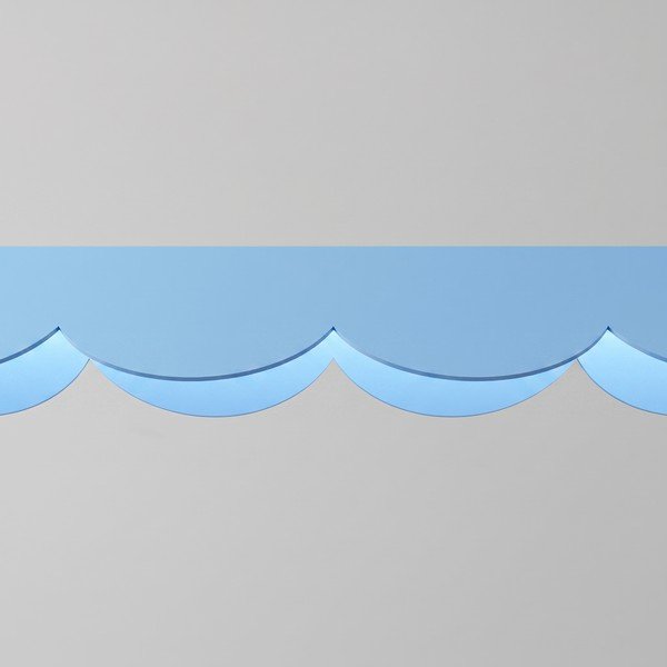Lampadario LED azzurro in alluminio BISCUIT – Thoro-image-4