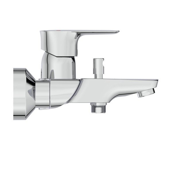 Rubinetto per vasca da bagno argentato effetto lucido a muro Connect Air - Ideal Standard-image-1
