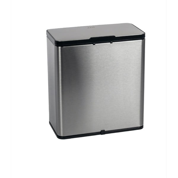 Contenitore per rifiuti compostabili in argento 7 l - Addis-image-2