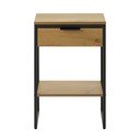 Tavolino con effetto rovere 30x40 cm Cesura – Unique Furniture
