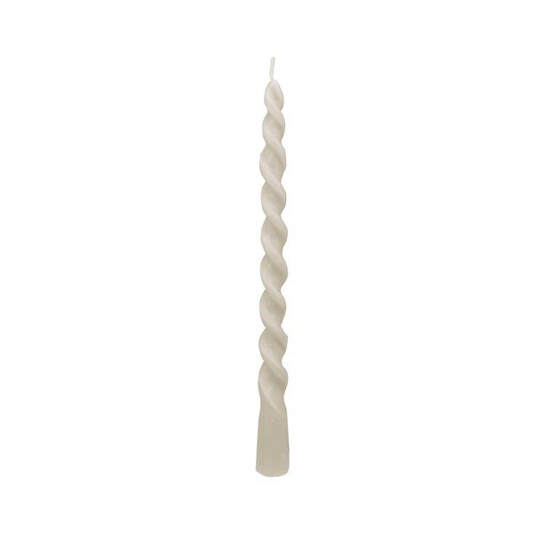 Set di 2 candele in cera d'api bianca Spiral Twirl - PT LIVING