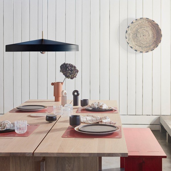 Lampadario nero in metallo ø 65 cm Hatto – OYOY Living Design-image-1
