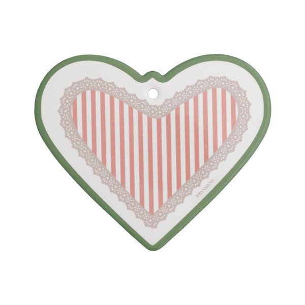 Piatto in ceramica a forma di cuore Peony - Brandani