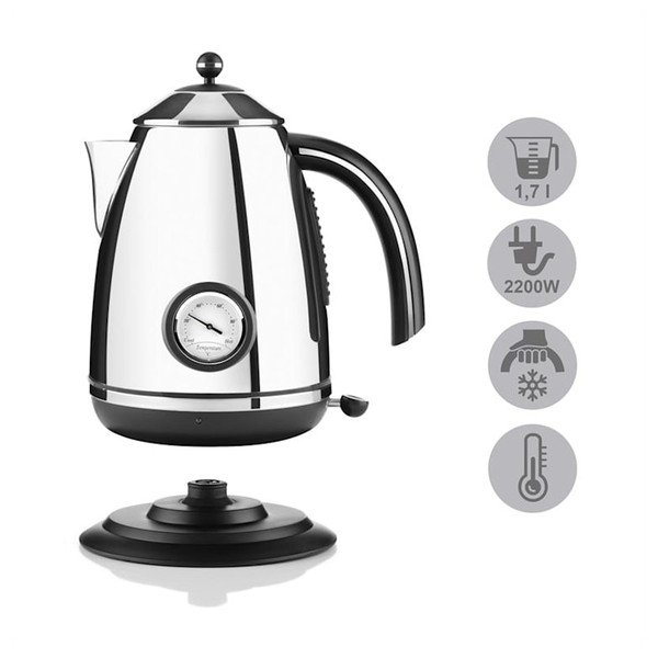 Bollitore elettrico in argento Aquavita Chalet - Klarstein-image-4