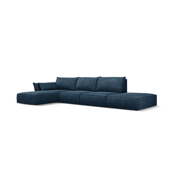 Divano angolare blu scuro (angolo sinistro) Vanda - Mazzini Sofas-image-2