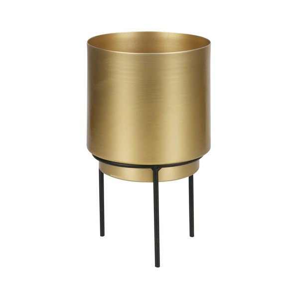 Květináč zlaté barvy WOOOD Guus, Ø 13 cm