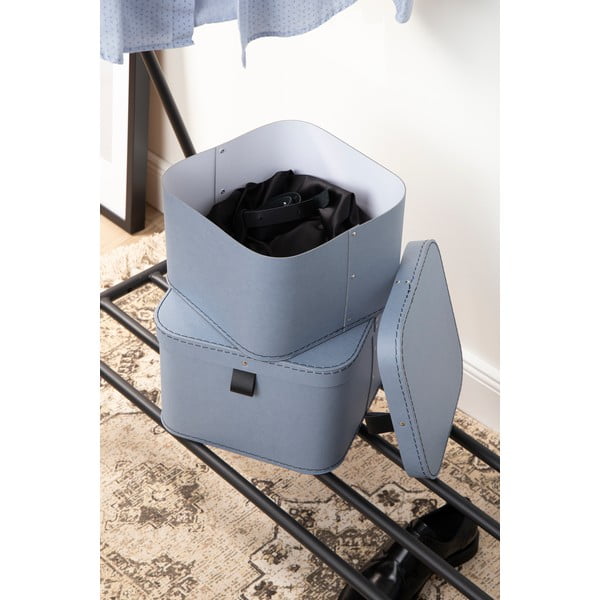 Scatole di cartone con coperchio in set da 2 pezzi Ludvig - Bigso Box of Sweden-image-3